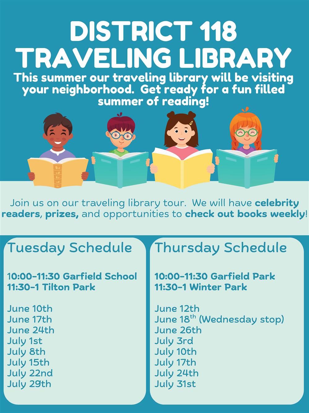  Traveling Library Dates